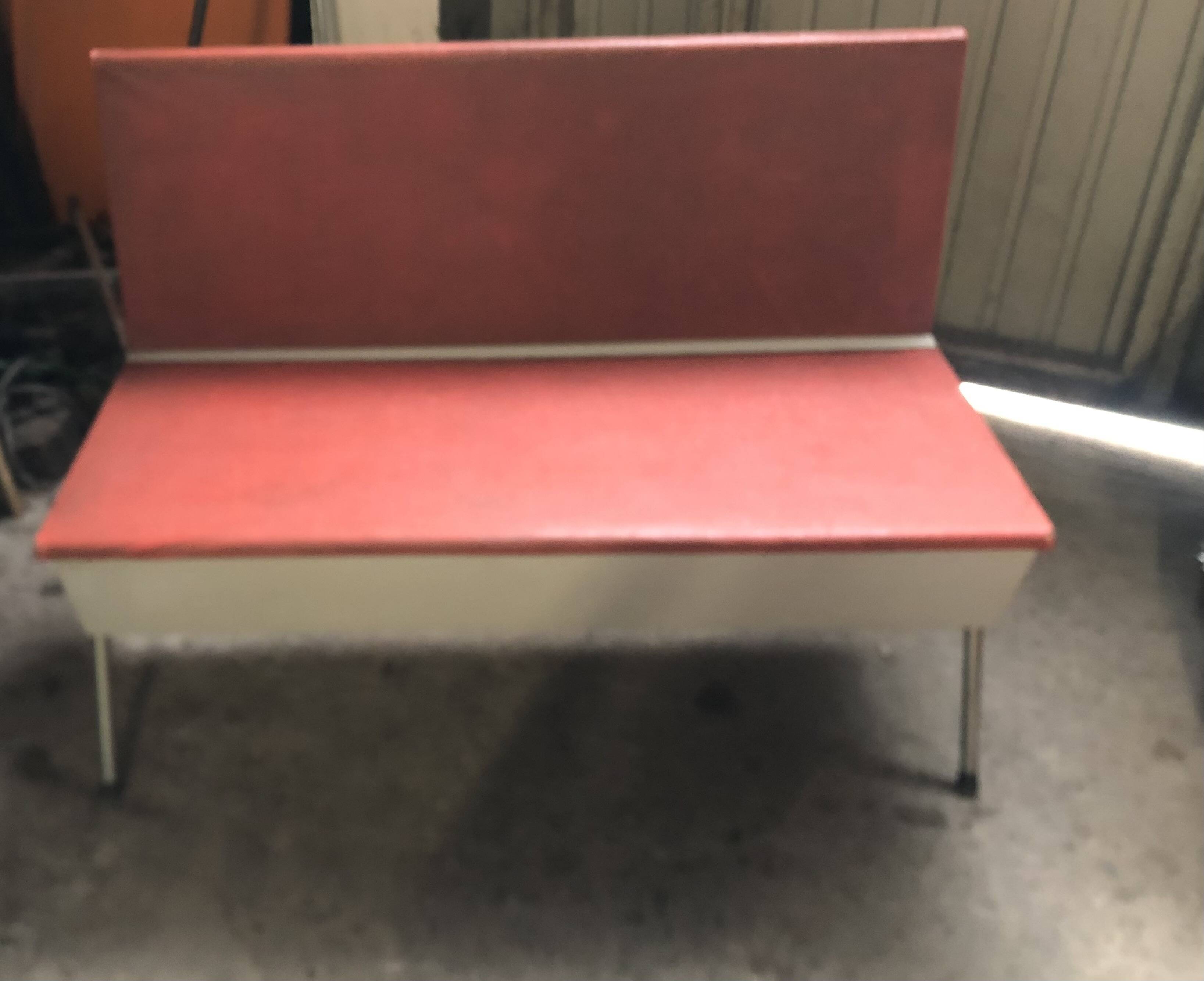 Vintage 1960s storage bench