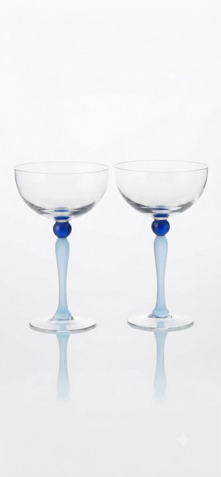 Lot 2 verres à cocktails vintage
