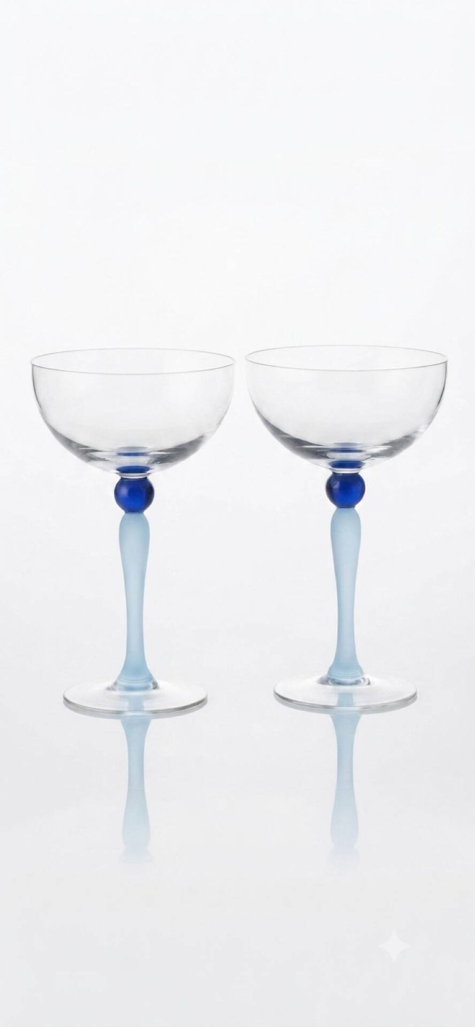 Lot 2 verres à cocktails vintage