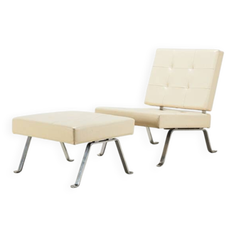 Hein Salomonson AP60 Lounge Chair + Ottoman for AP Originals 1960s