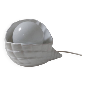 lampe coquillage céramique