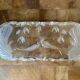 Antique glass cake dish