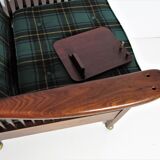 English Green Morris Chair - Arts and Crafts