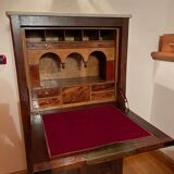 Antique drop-leaf secretary