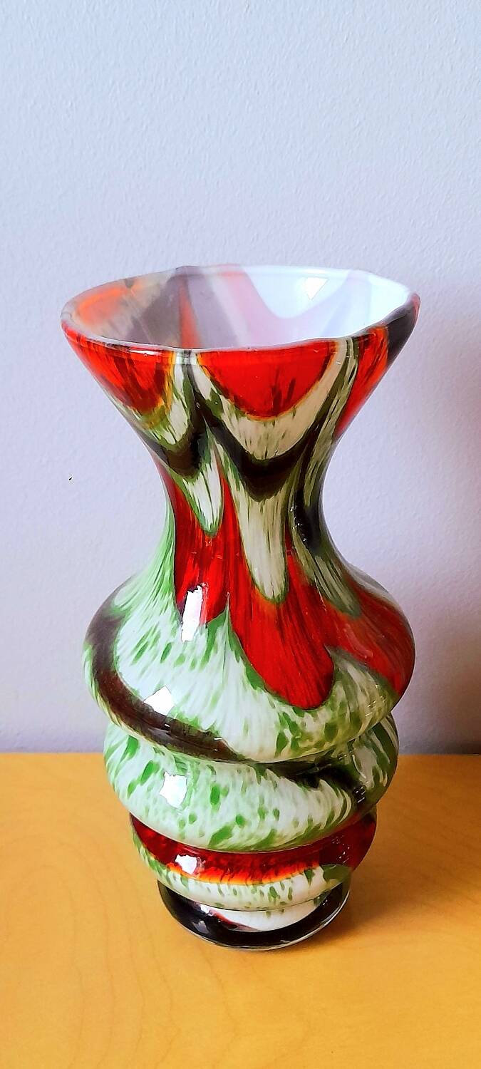Murano glass vase, Carlo Moretti 70s