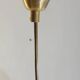 Vintage frosted glass pendant light with beaded fringes - Art Deco lamp