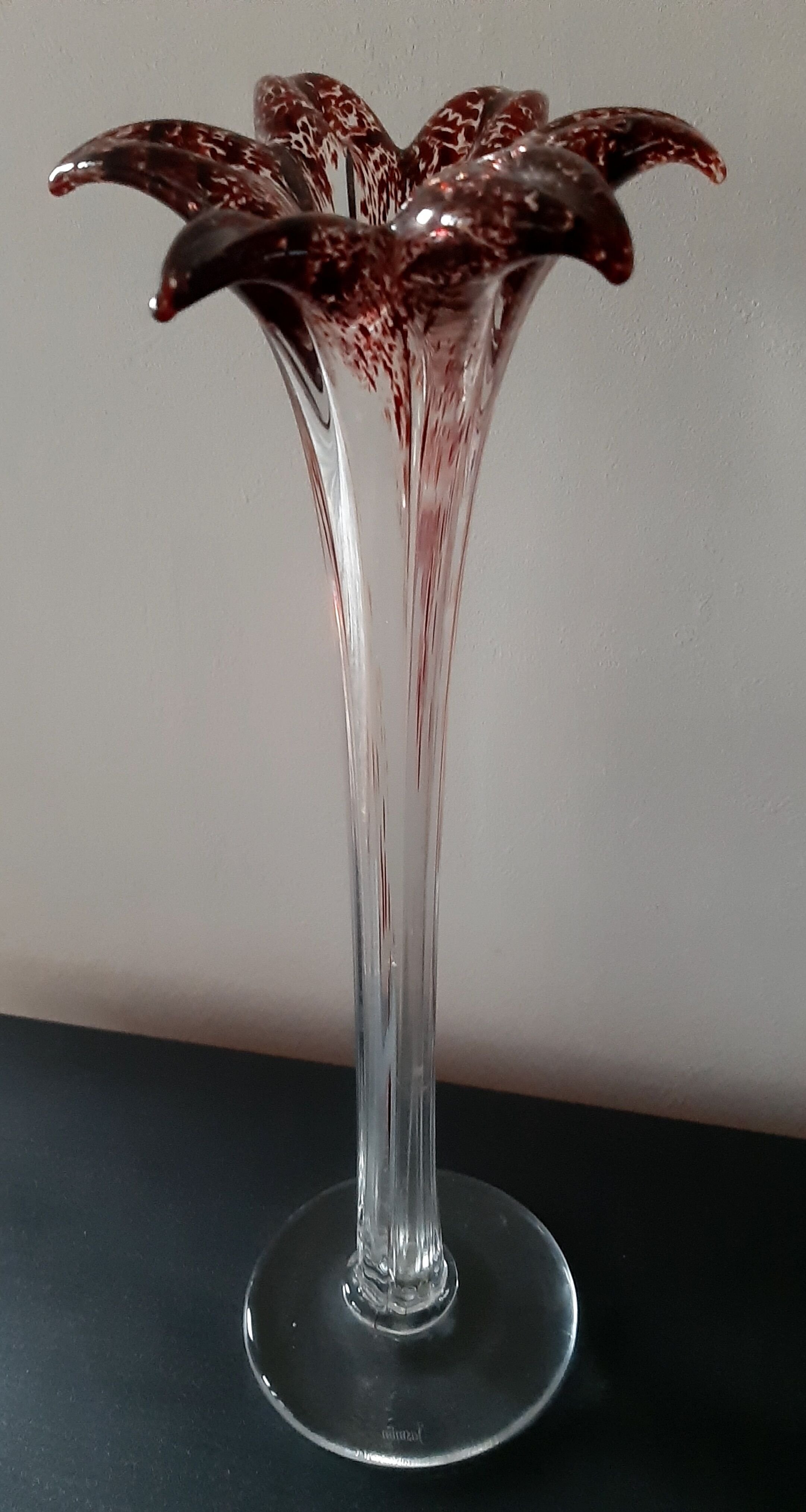 Vase /soliflore col fleur