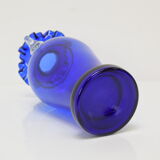 Art Czech Glass Vase, by Glasswork Novy Bor, 1950's.