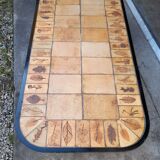 Coffee table signed Roger Capron model Garrigue