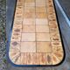 Coffee table signed Roger Capron model Garrigue