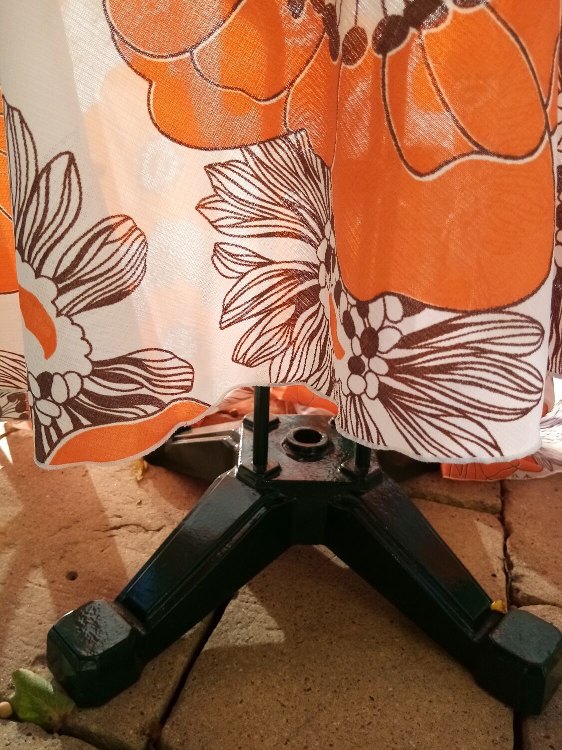 Vintage round tablecloth