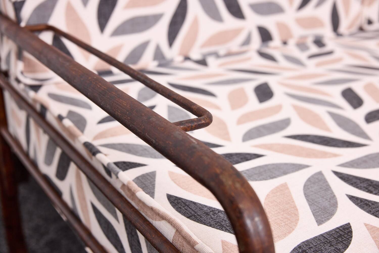 Canapé Bauhaus en acier tubulaire peint à la main par Franz Singer, années 1920 - Metz & Co