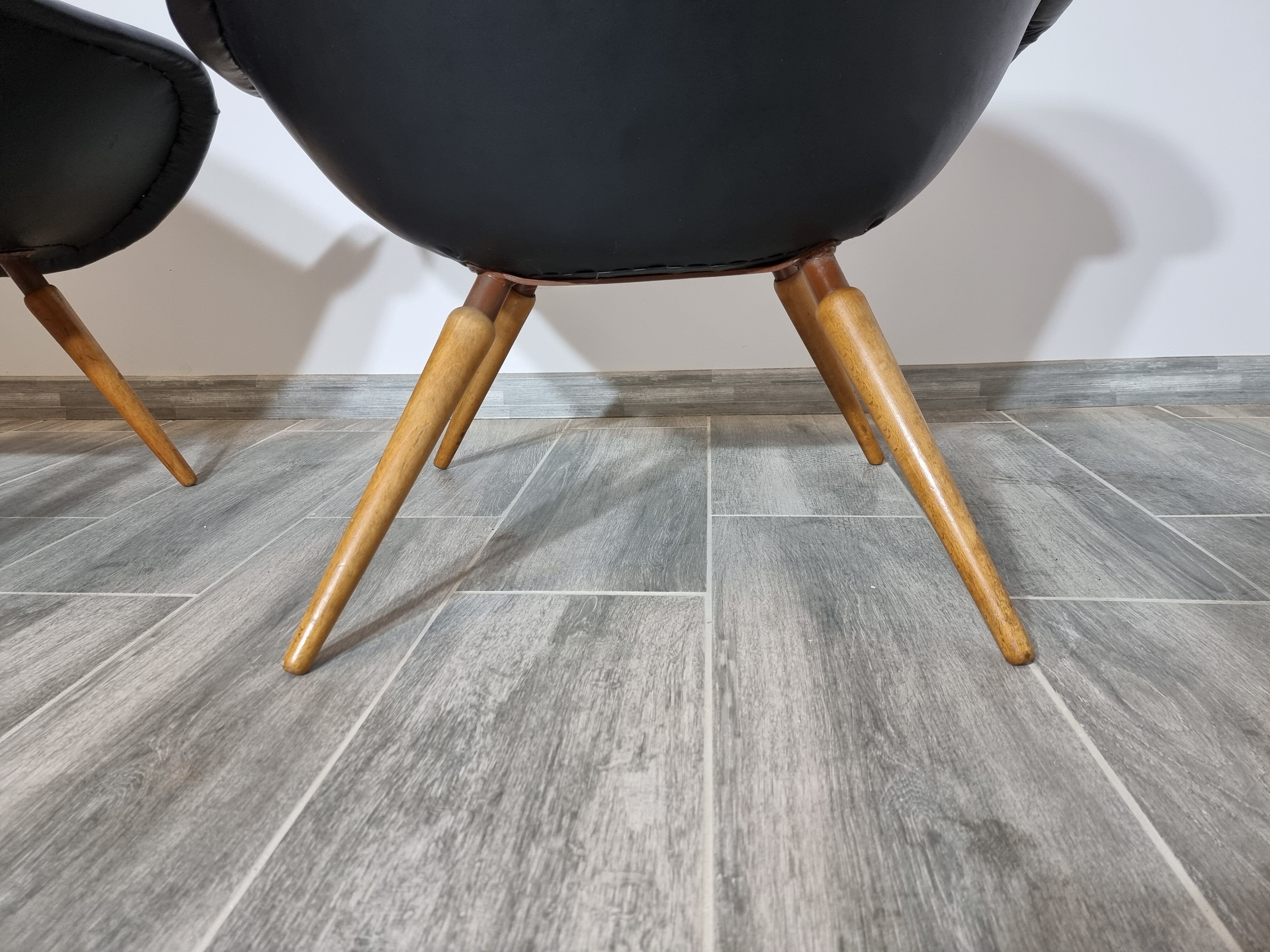 Pair of Brussels expo armchairs