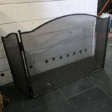 Mid-20th century 3-leaf firewall