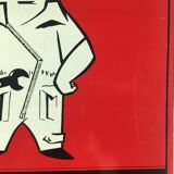 Advertising lithographed plate