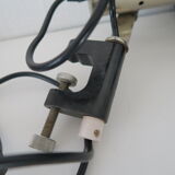 Vintage spot lamp 1960-70 metal and stainless steel with bakelite vice