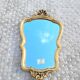 Small baroque gilded mirror 25x38cm Louis XVI style