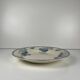 Large round blue "Royat" dish, U&C Sarreguemines, 1879 - 1918.