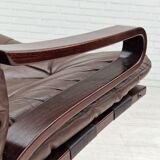 1970s, Norwegian design, Lounge chair model "Kengu" by Erde and Nordahl Solheim for Rybo Rykken