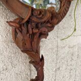 Hand mirror bird motif