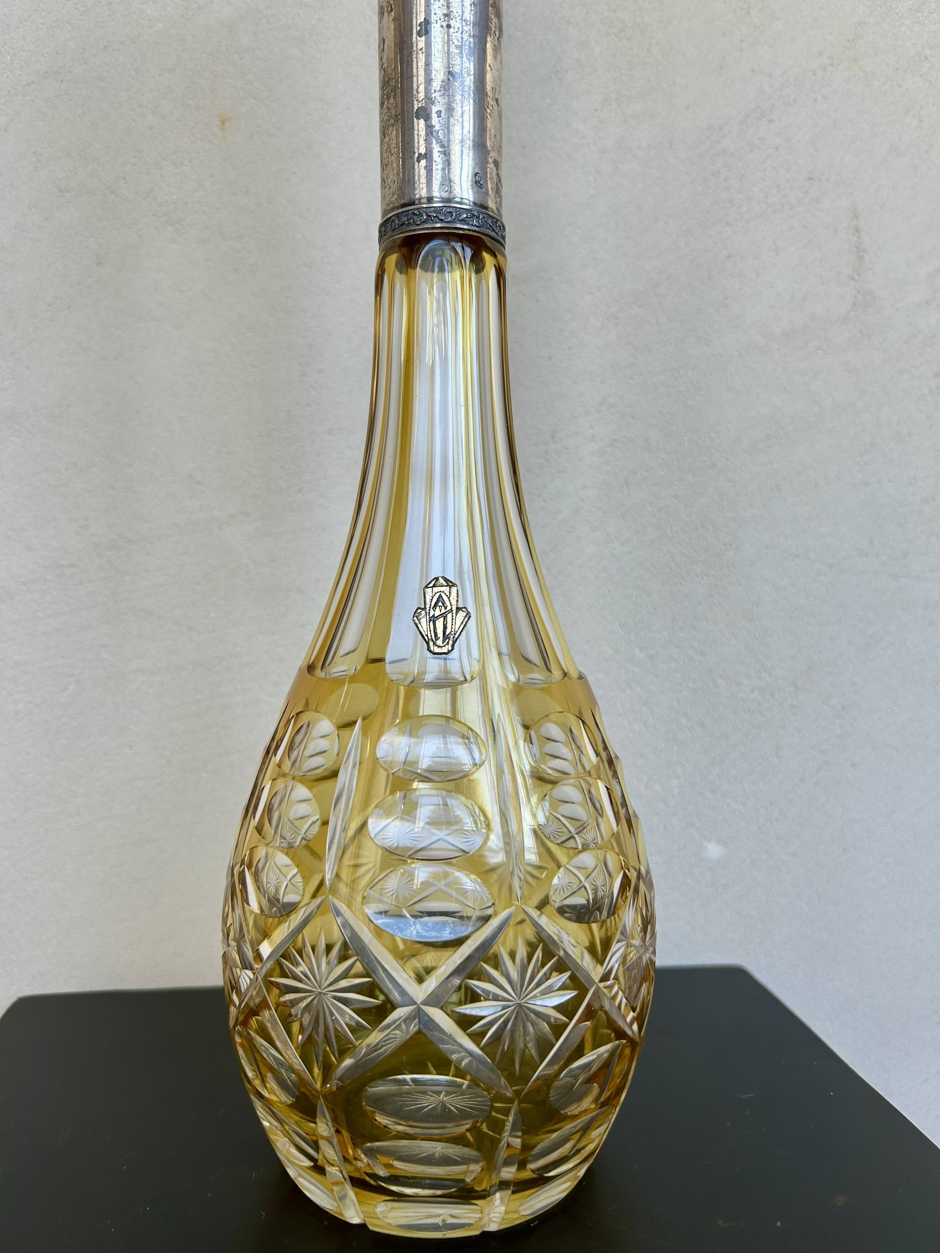 caraffa in crystal of boemia