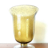 Biot bubbled glass vase