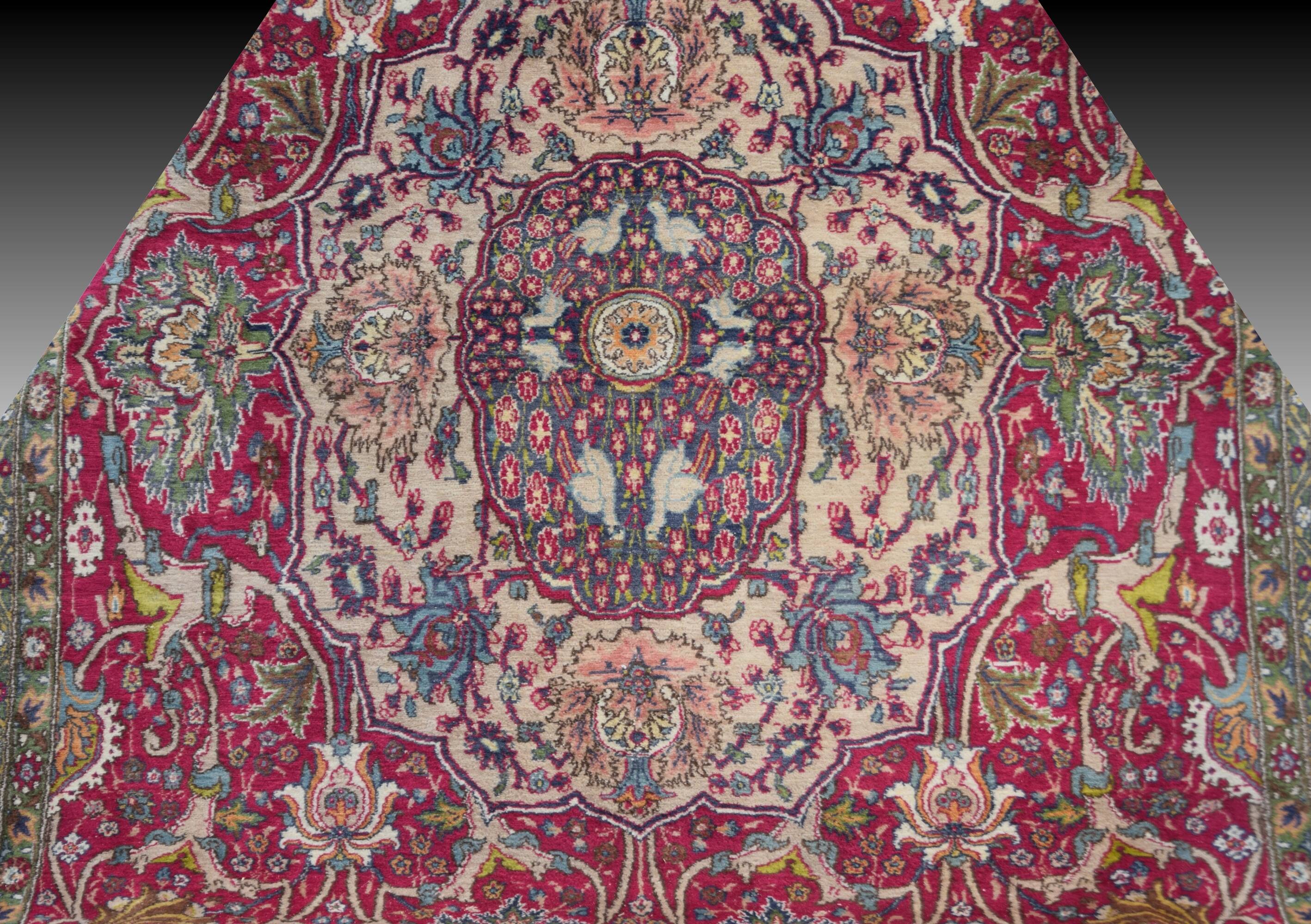 Oriental carpet KIRMAN – Iran - Handmade 312x214 cm "Galerie Sardje"