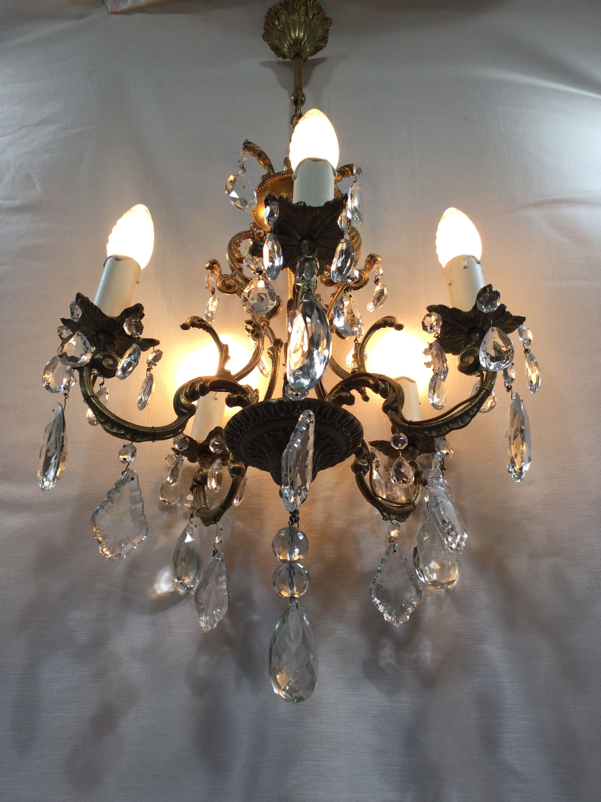5-light cage chandelier