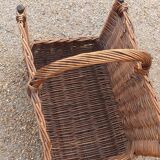 Panier osier à bois