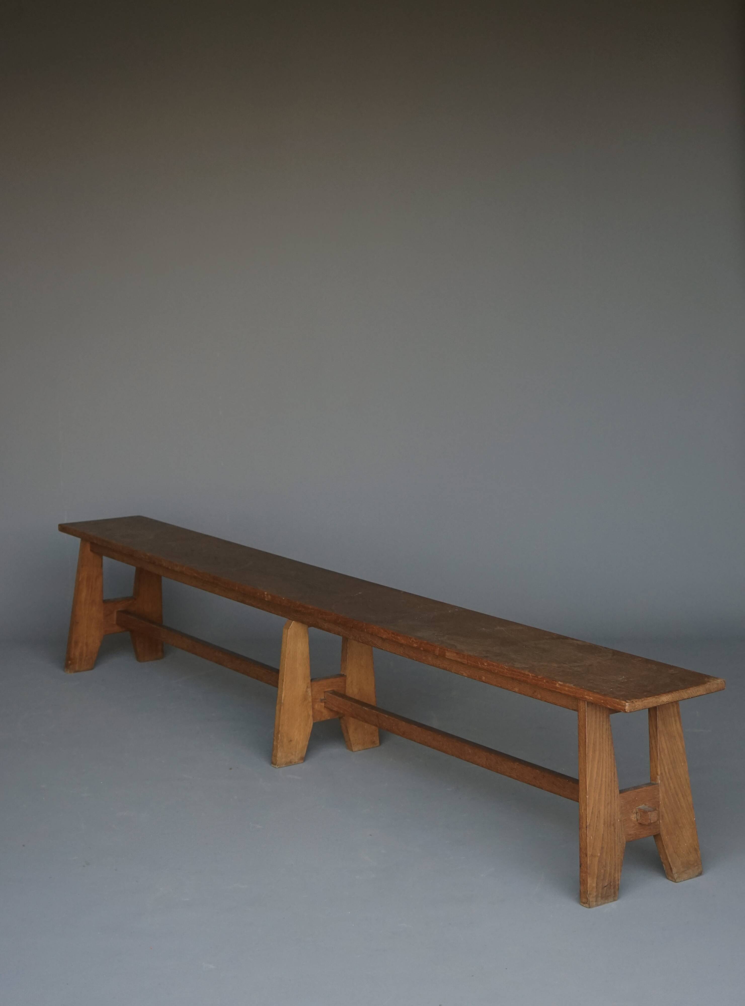 Dutch midcentury Bossche School long Bench
