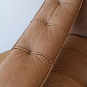 Genega Møbler leather armchair, Denmark, 1960s.