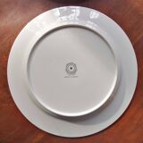 Set of 2 x 12 fine porcelain plates, dinner and dessert plates - Basket