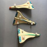 Lot of 3 “Aeroflot” CCCP Soviet toy tin planes with original box