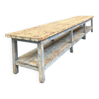 Old XXL workbench with original patina