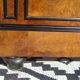 Napoleon III chest of drawers in walnut and burl walnut