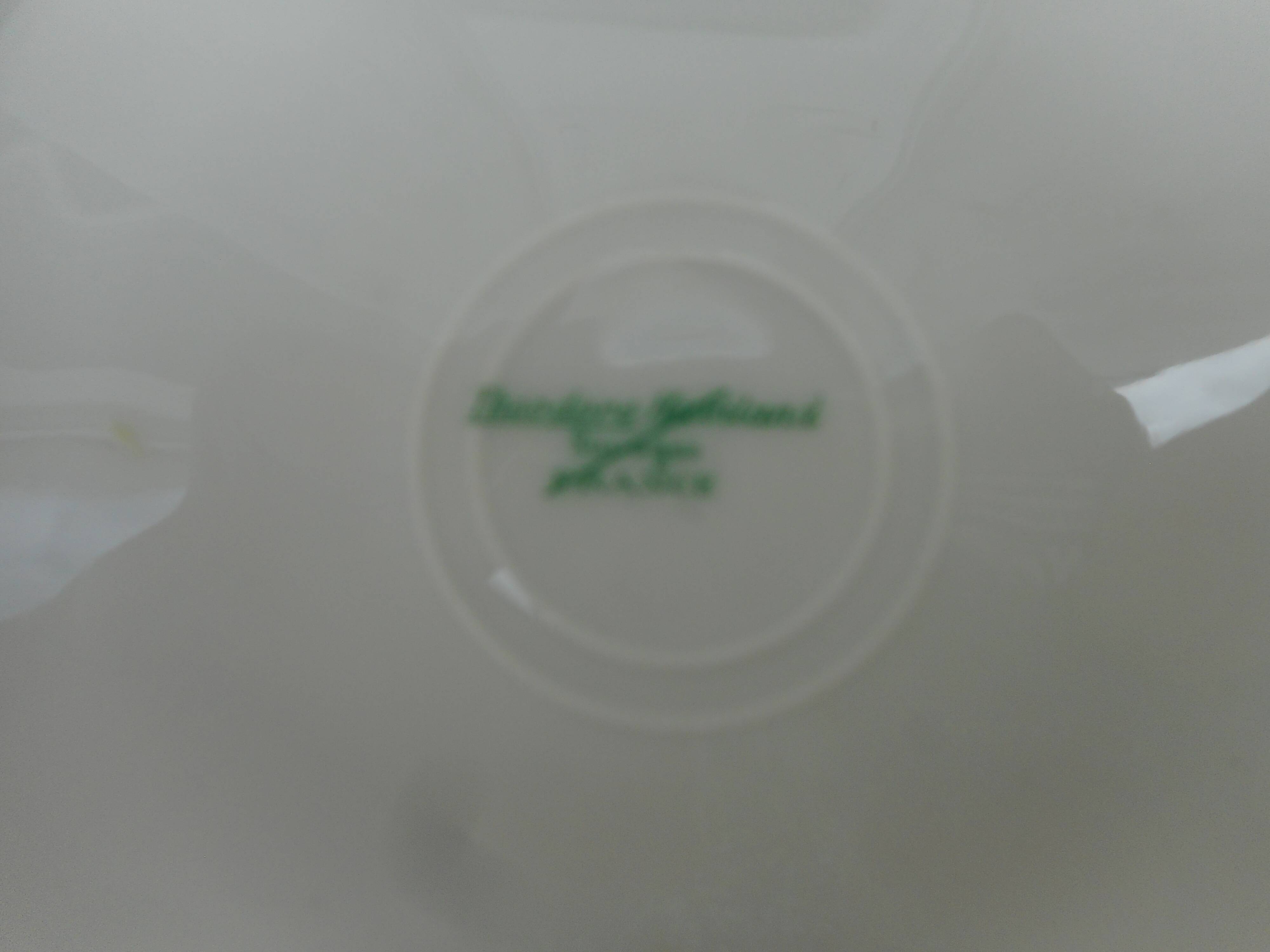 Six porcelain hollow plates