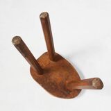Rustic Wooden Stool, 1920s