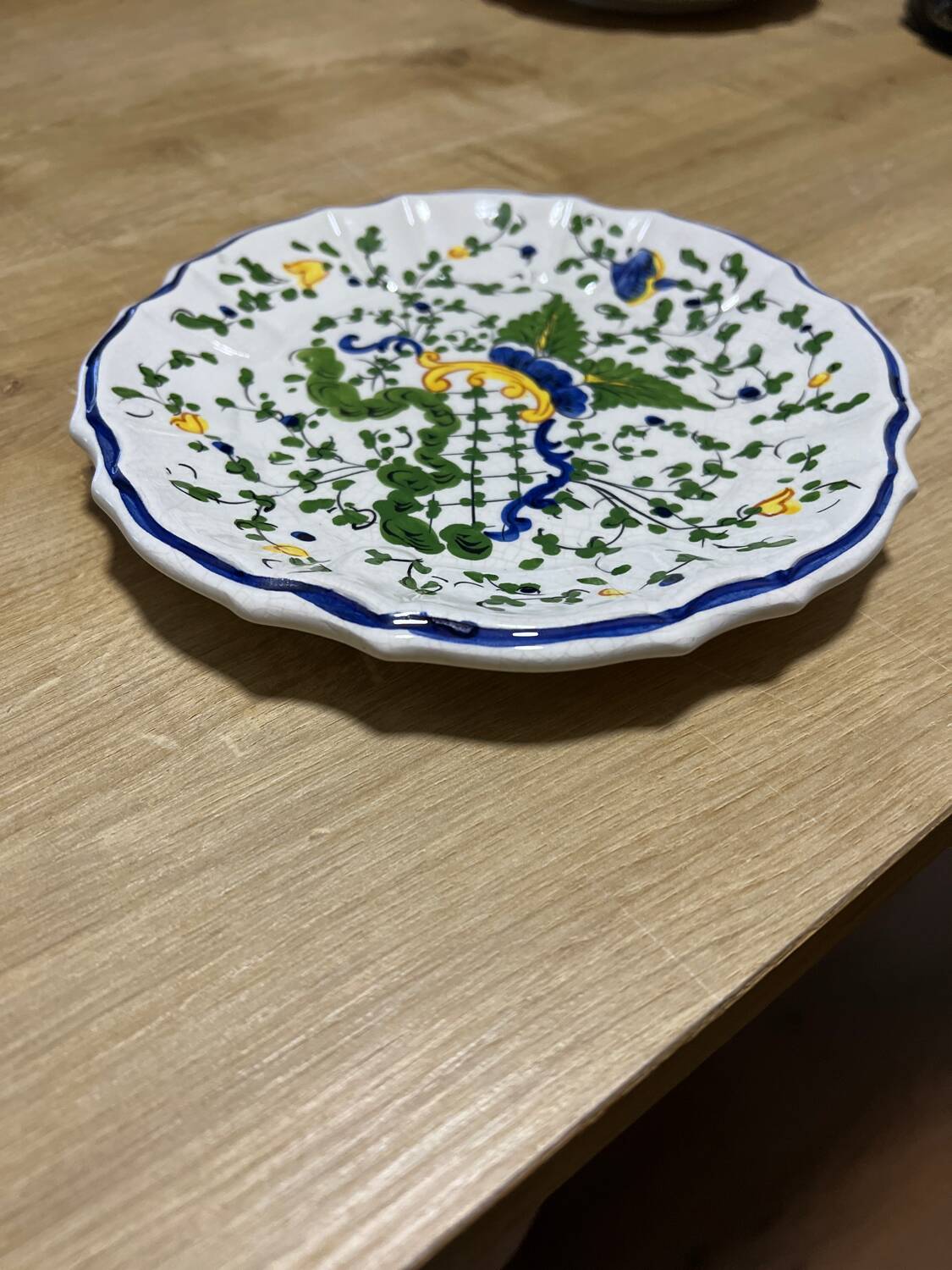 Assiette décorative