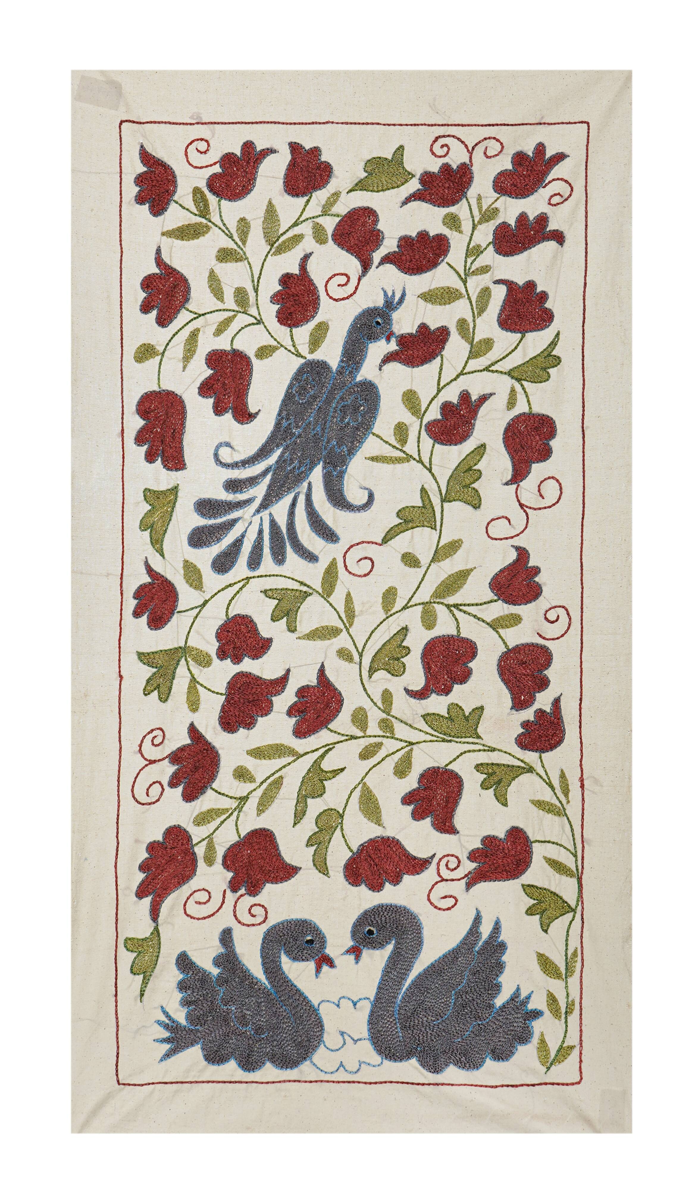 Hand-knotted rug, vintage Turkish rug 51x91 cm