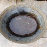 Beautiful and large old basin, 70-litre zinc vat.
