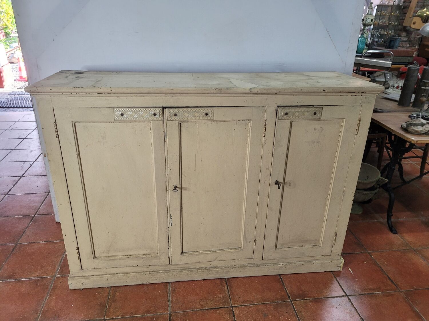 Enfilade 3 doors original patina