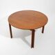 Extendable round table by Inge Klingeberg for France e Son, 1960s