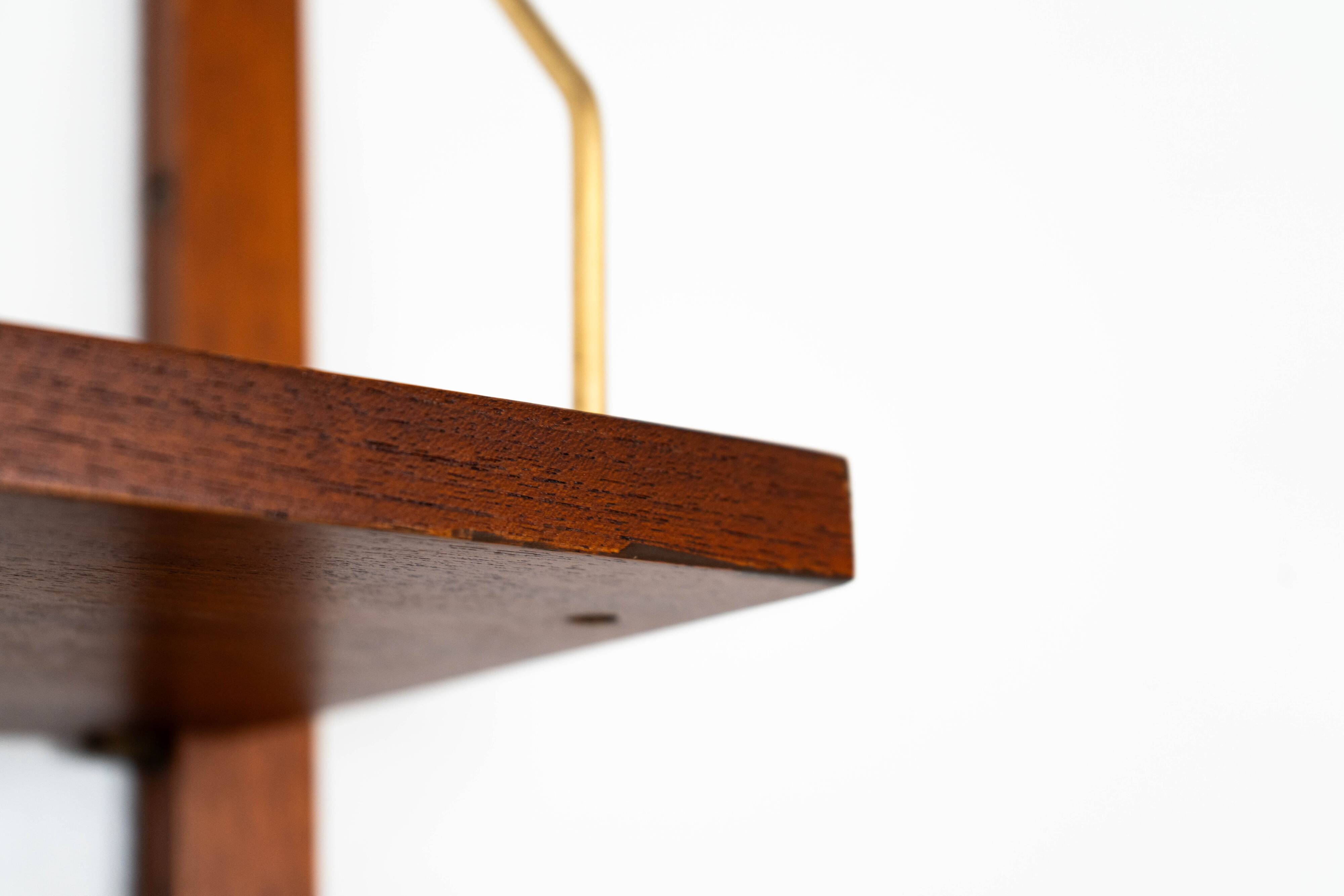 Teak modular shelving unit, Danish design, 1960s, made in Denmark