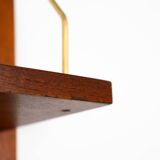 Teak modular shelving unit, Danish design, 1960s, made in Denmark