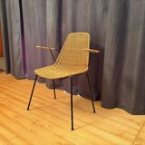 Chair with armrests designed by Gian Franco Legler, Italy, 1950s