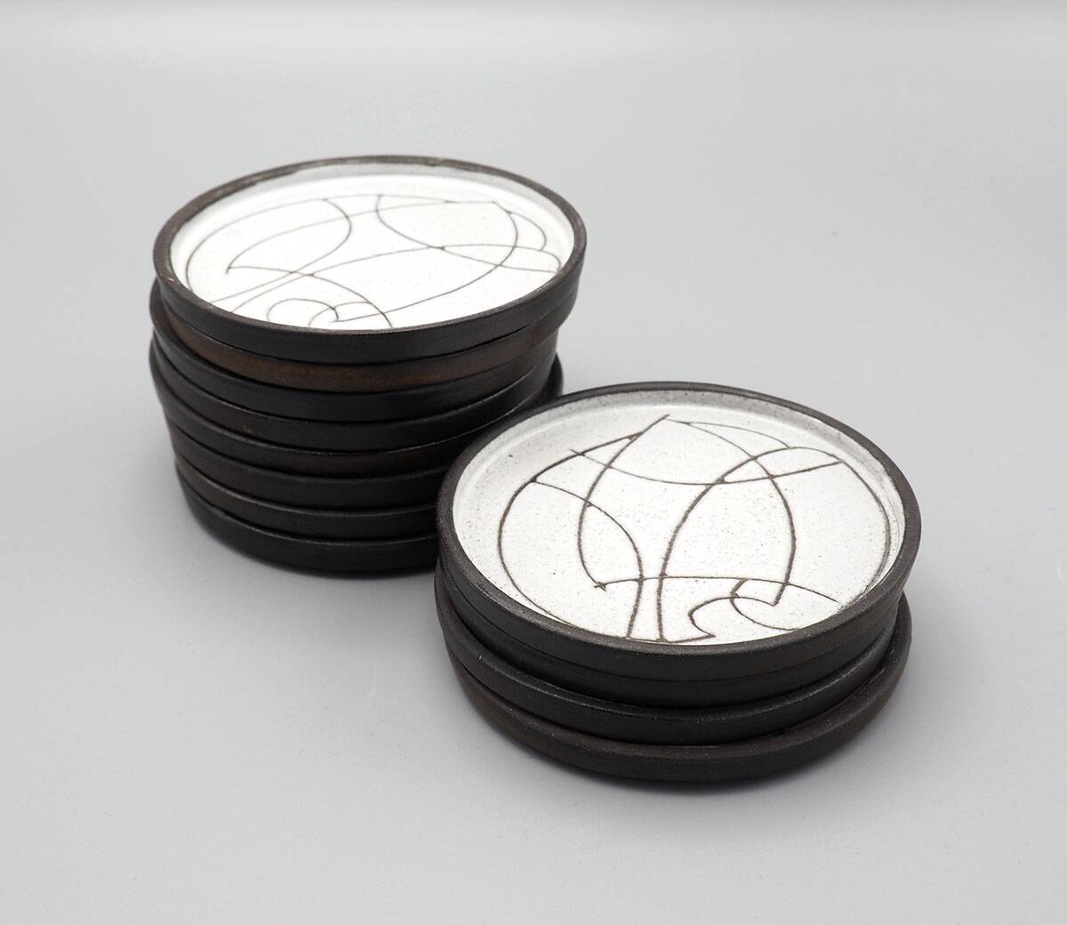 Carasso Cake Serving Set from Cor Unum, 1960s, Set of 13