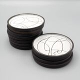 Carasso Cake Serving Set from Cor Unum, 1960s, Set of 13
