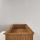Vintage wicker serving tray