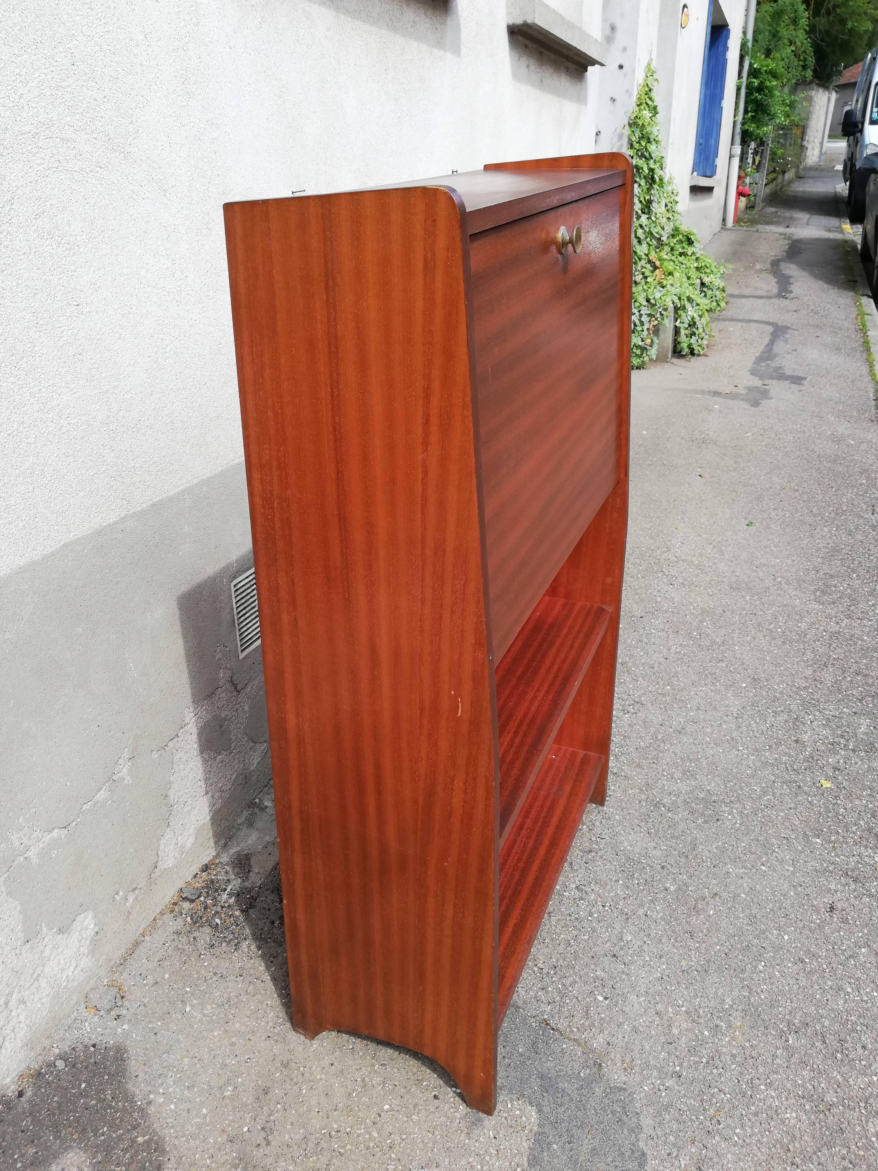 Vintage secretary 2 shelves