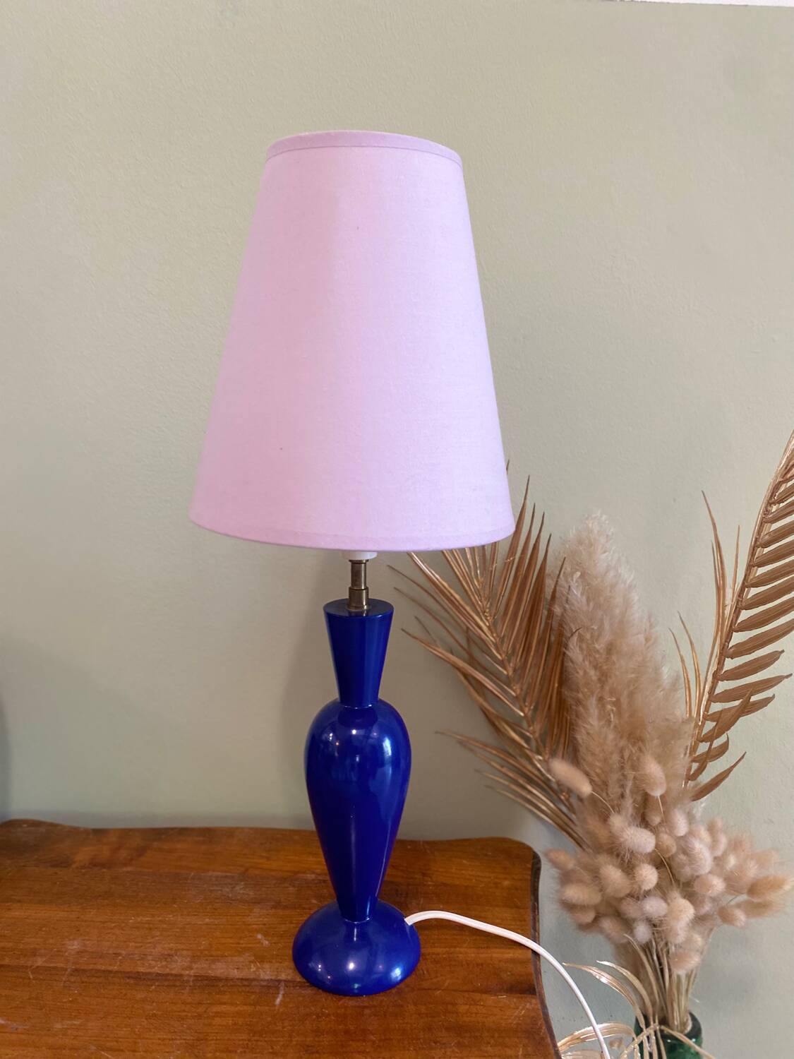 Colorful vintage lamp